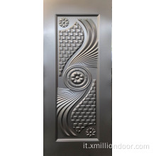 Pelle per porta in metallo dal design classico